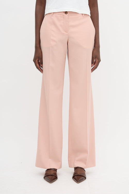 Miu Miu Wool Wide Leg Trouser