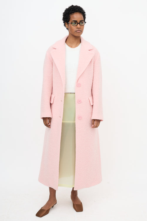 Miu Miu 2022 Boucle Belted Coat