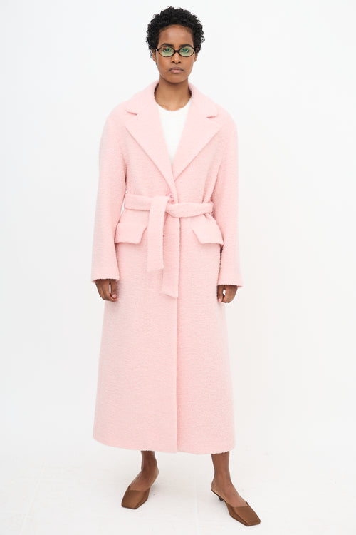 Miu Miu 2022 Boucle Belted Coat