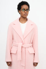 Miu Miu 2022 Boucle Belted Coat