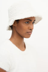 Miu Miu 2023 Denim Logo Bucket Hat