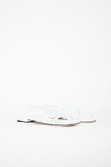 Miu Miu Patent Logo Sandal