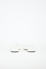 Miu Miu Patent Logo Sandal