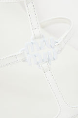 Miu Miu Patent Logo Sandal