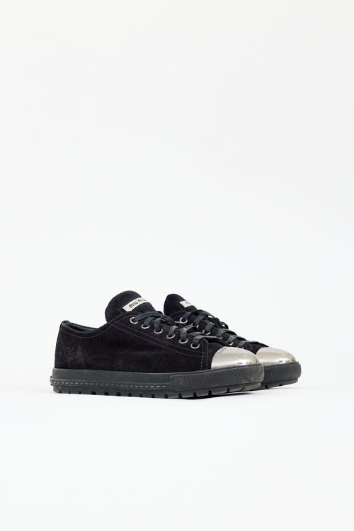 Miu Miu Suede Sneaker