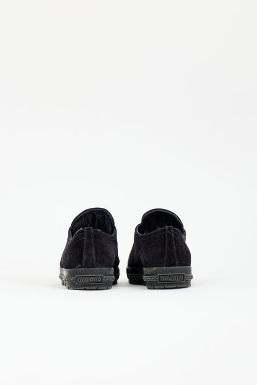 Miu Miu Suede Sneaker