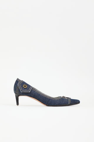 Miu Miu Vintage Denim Pump