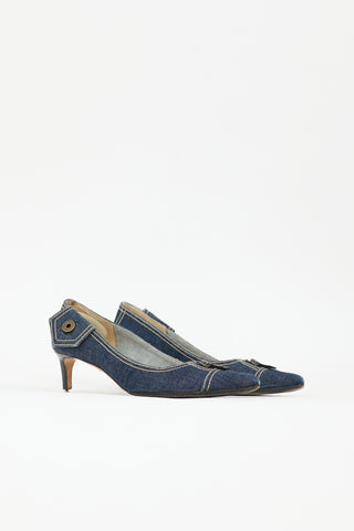 Miu Miu Vintage Denim Pump