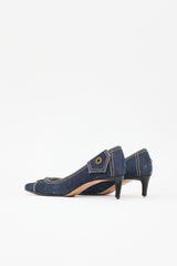 Miu Miu Vintage Denim Pump