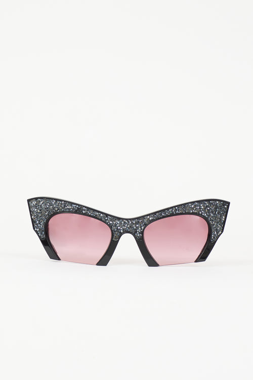 Miu Miu SMU01Q Tapered Sunglasses