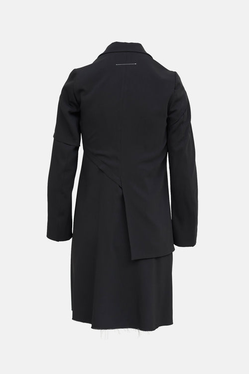 MM6 Maison Margiela Layered Asymmetrical Blazer