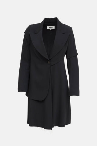 MM6 Maison Margiela Layered Asymmetrical Blazer