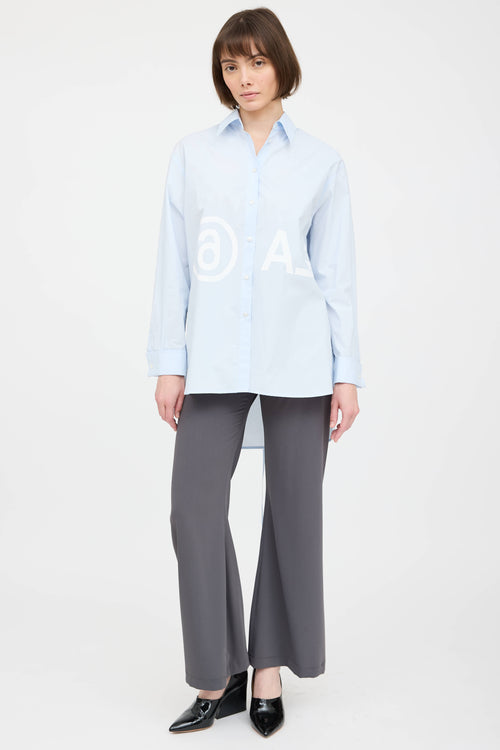 MM6 Maison Margiela Poplin Logo Shirt