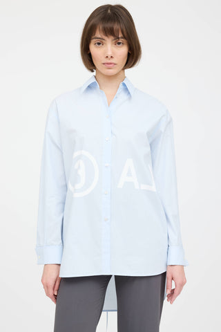 MM6 Maison Margiela Poplin Logo Shirt