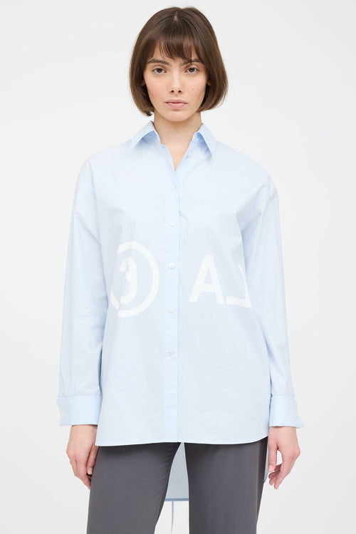 MM6 Maison Margiela Poplin Logo Shirt