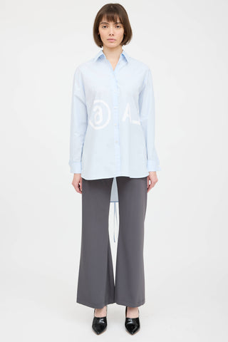 MM6 Maison Margiela Poplin Logo Shirt