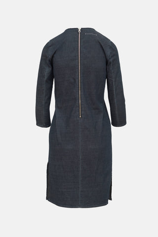 MM6 Maison Margiela Grommet Denim Dress
