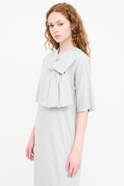 MM6 Maison Margiela Knotted Shirt Dress