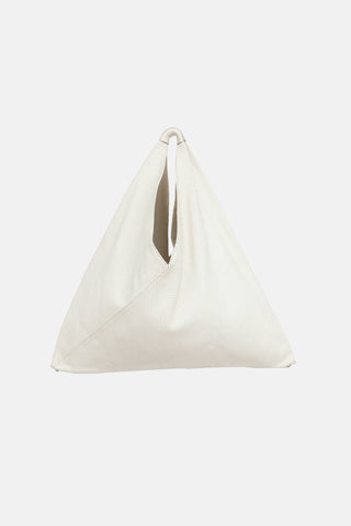 MM6 Maison Margiela Perforated Triangle Tote Bag