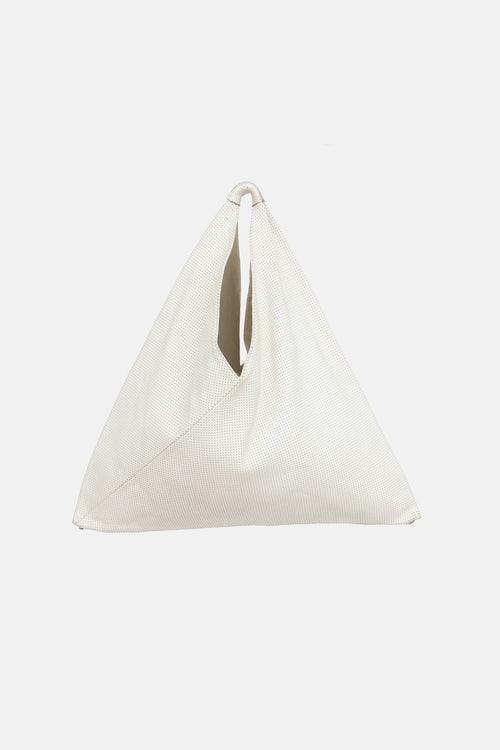 MM6 Maison Margiela Perforated Triangle Tote Bag
