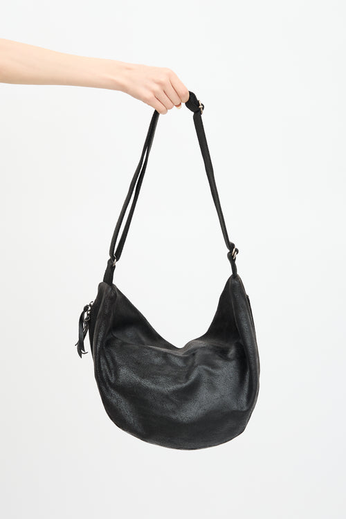 MM6 Maison Margiela Distressed Leather Messenger Bag