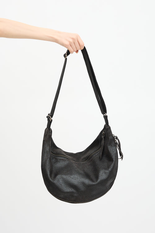 MM6 Maison Margiela Distressed Leather Messenger Bag