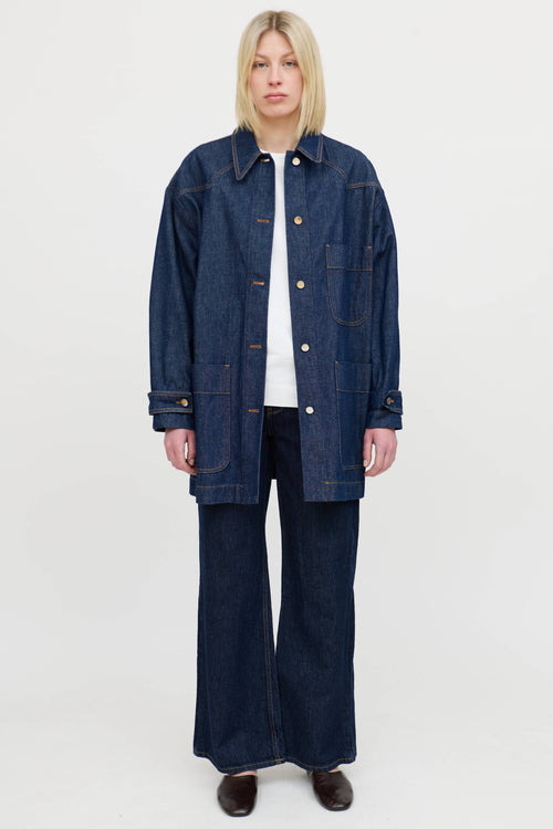 MM6 Maison MargielaDenim Button Up Jacket