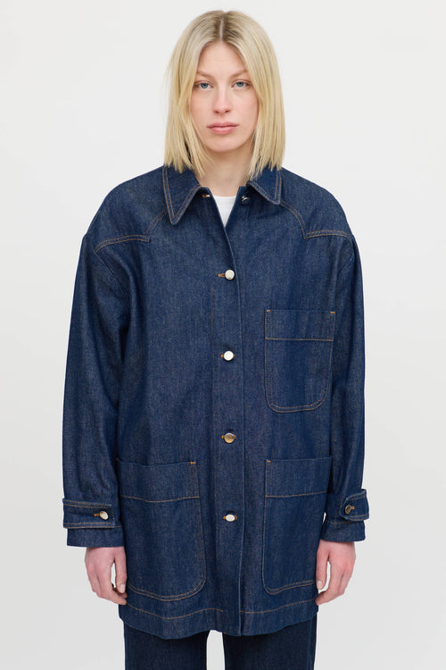 MM6 Maison MargielaDenim Button Up Jacket