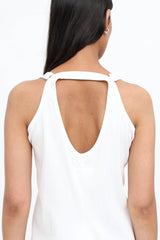 MM6 Maison Margiela Ribbed Convertible Midi Dress