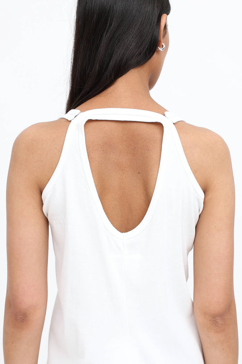 MM6 Maison Margiela Ribbed Convertible Midi Dress