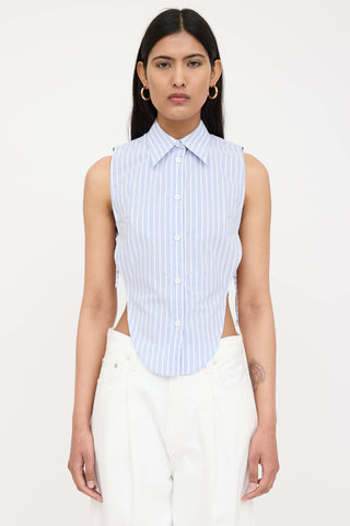 Striped Layered Shirt Dress