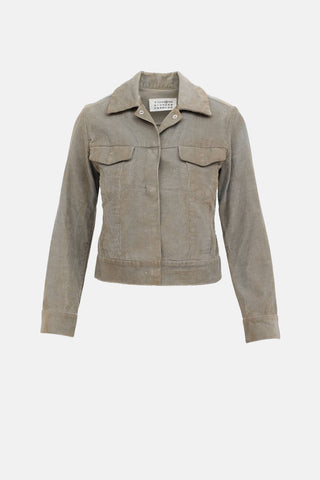 MM6 Maison Margiela Discoloured Corduroy Jacket