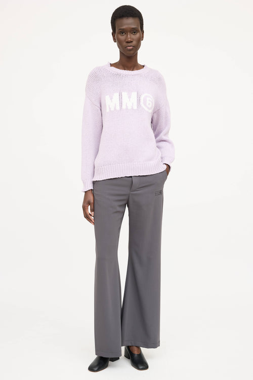 MM6 Maison Margiela Knit Logo Sweater