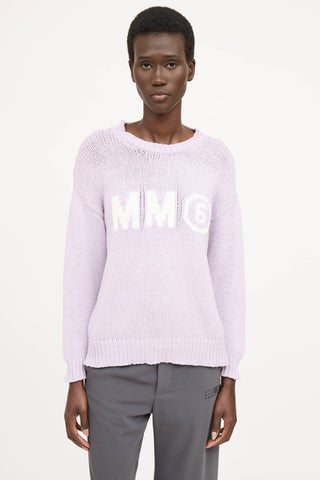MM6 Maison Margiela Knit Logo Sweater