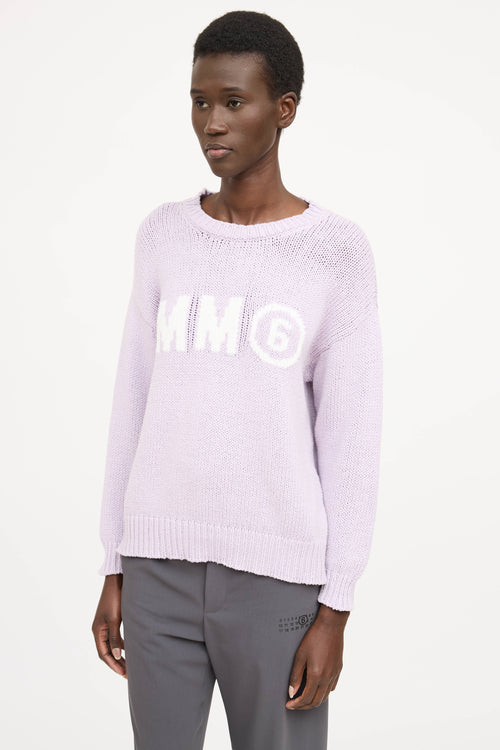 MM6 Maison Margiela Knit Logo Sweater