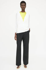MM6 Maison Margiela Mesh Panel Cardigan