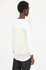 MM6 Maison Margiela Mesh Panel Cardigan