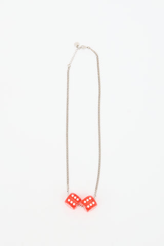 MM6 Maison Margiela Dice Chain Necklace
