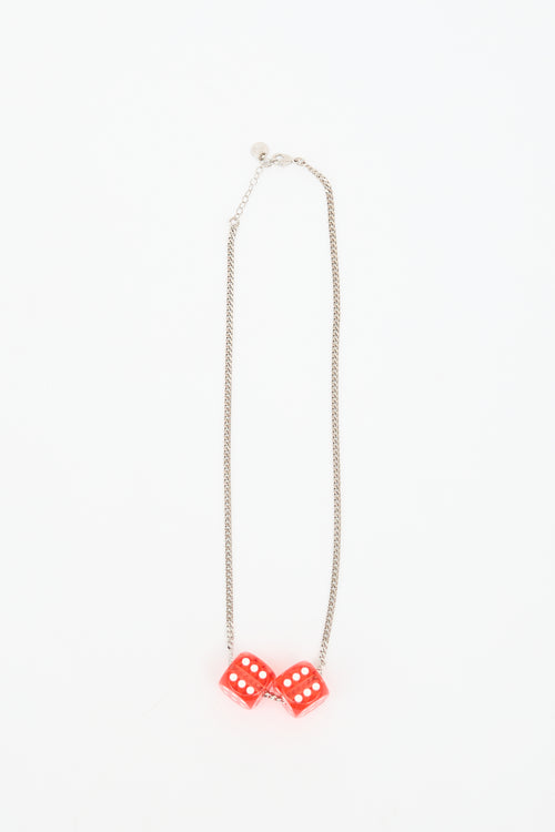 MM6 Maison Margiela Dice Chain Necklace