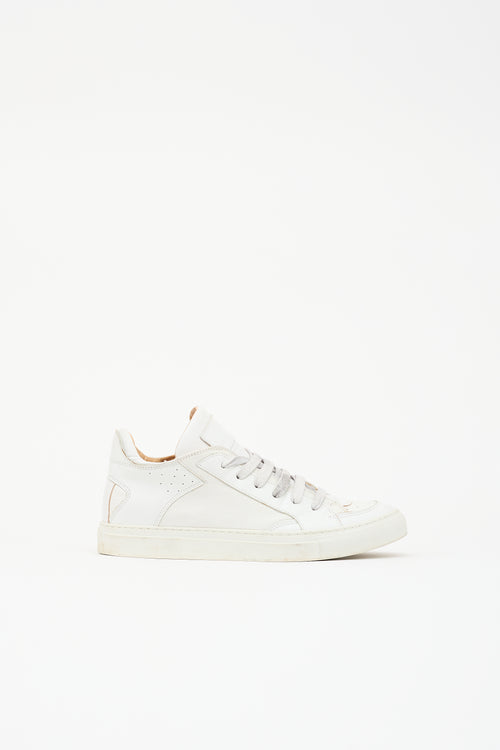 MM6 Maison Margiela Leather Low Top Sneaker