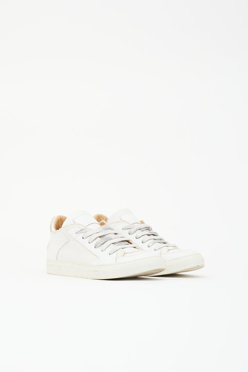 MM6 Maison Margiela Leather Low Top Sneaker