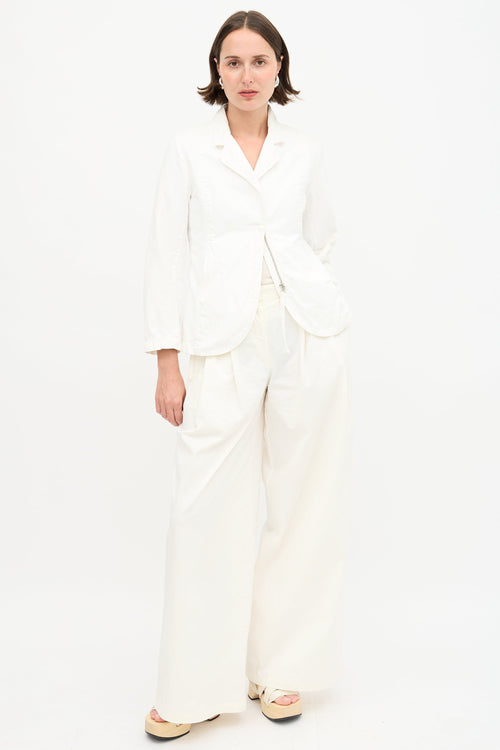 MM6 Maison Margiela Canvas Zip Blazer