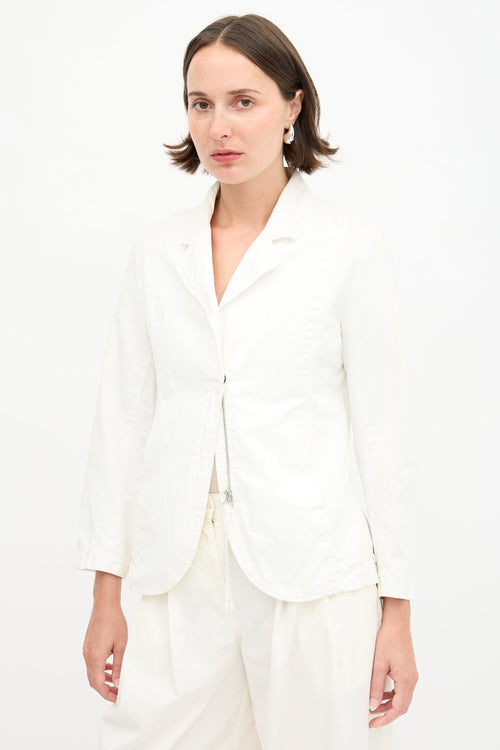 MM6 Maison Margiela Canvas Zip Blazer