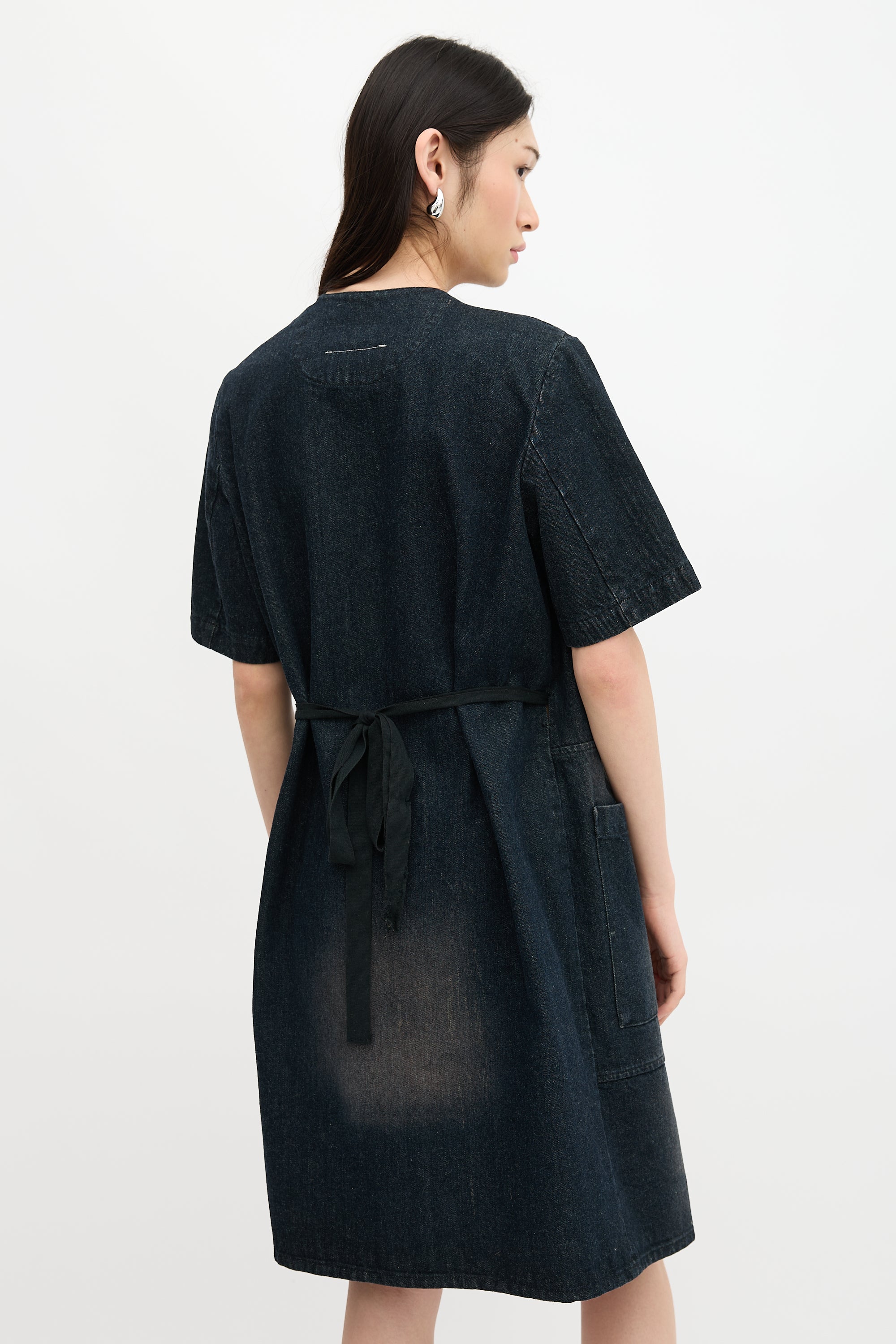 MM6 Maison Margiela // 2001 Denim Wrap Dress – VSP Consignment