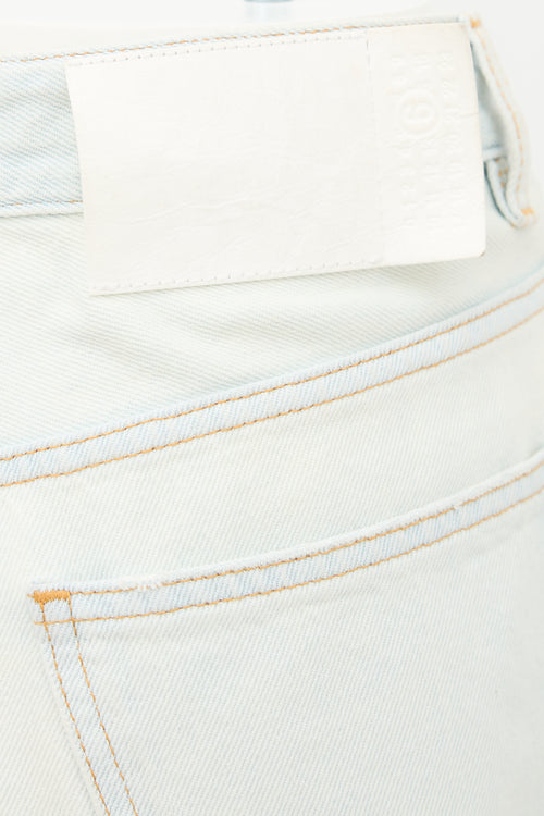 MM6 Maison Margiela Drawstring Wide Leg Jeans