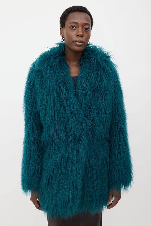MM6 Maison Margiela Faux Fur Coat