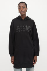 MM6 Maison Margiela Logo Hoodie Dress