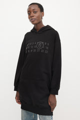 MM6 Maison Margiela Logo Hoodie Dress