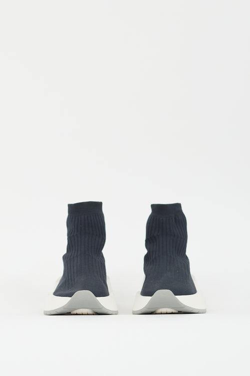 MM6 Maison Margiela Dark Grey Sock Platform  Sneaker