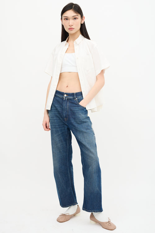 MM6 Maison Margiela Raw Edge Jeans